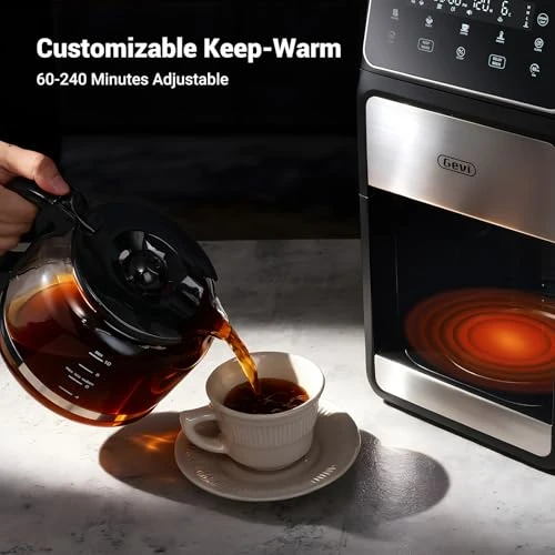 Drip Coffee Maker with Built-in Grinder — Coffee Maker, Gevi