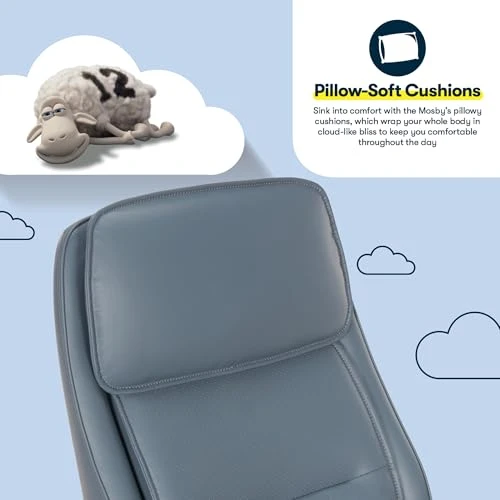 Ergonomic Vegan Leather High-Back Executive Office Chair — Ergonomic Chair, Serta