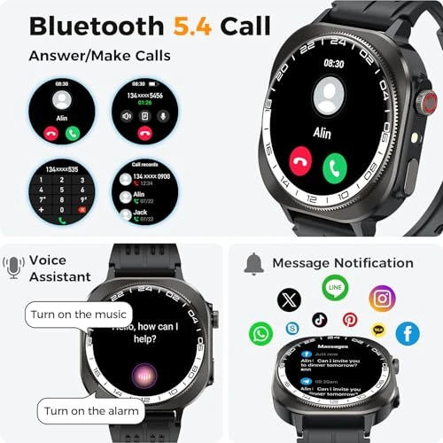 Fitness Smartwatch with AMOLED Display — Smart Watch, Soudorv