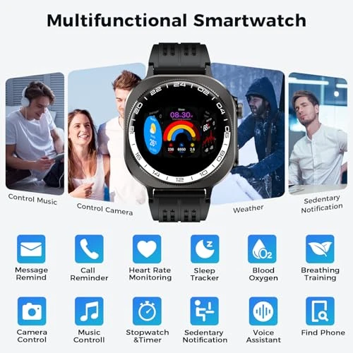 Fitness Smartwatch with AMOLED Display — Smart Watch, Soudorv