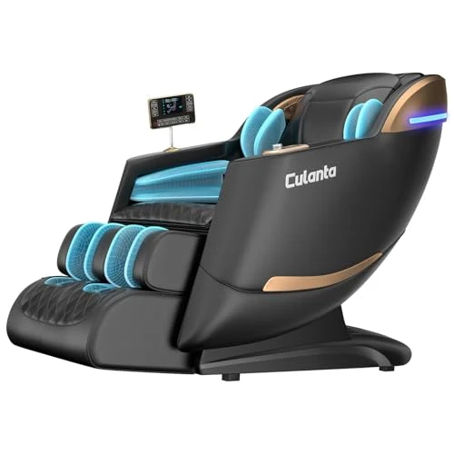 Massage Chair Full Body, Zero Gravity SL-Track Shiatsu Massage Recliner Chair with Body Scan, Airbags, Foot Rollers,... — Massage Chairs, Culanta