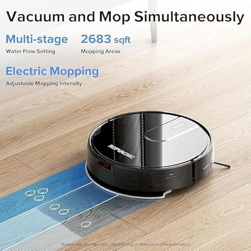 Robot Vacuum and Mop Combo — Robot Vacuum, ROPVACNIC
