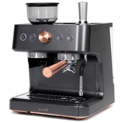 Semi Automatic Espresso Machine with Milk Frother — Coffee Maker, Café