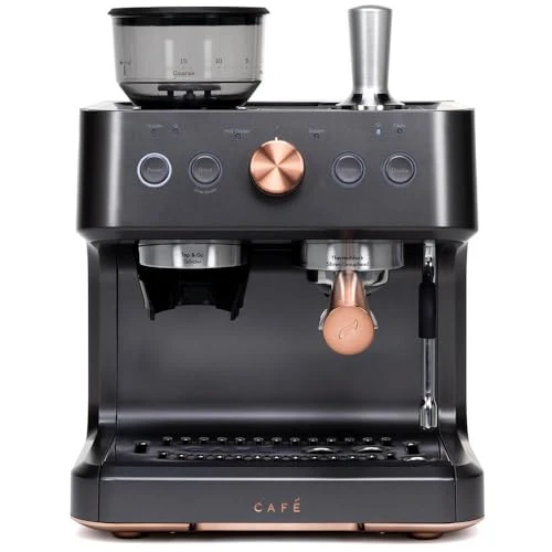 Semi Automatic Espresso Machine with Milk Frother — Coffee Maker, Café