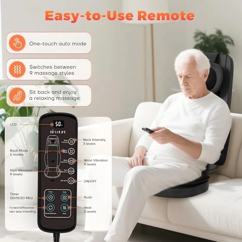 Shiatsu Neck and Back Massager with Heat — Back Relief Solutions, belhope