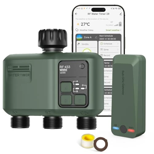 Smart Sprinkler Timer for Garden Hose — Irrigation System, Shrivee