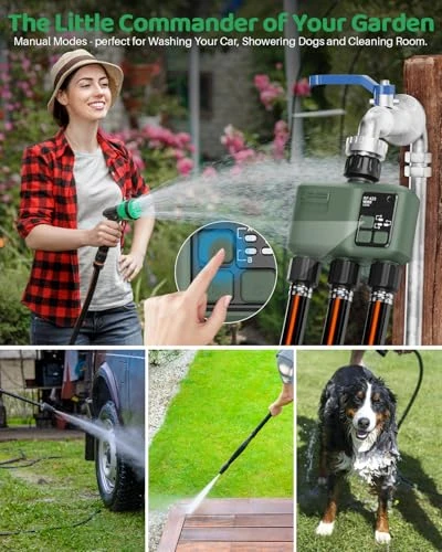 Smart Sprinkler Timer for Garden Hose — Irrigation System, Shrivee