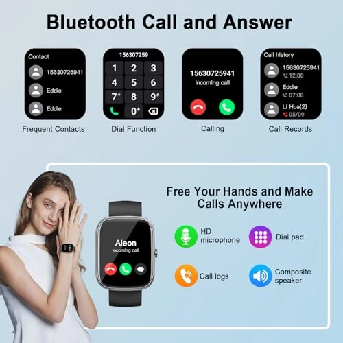 Smart Watch with Call Function and Health Tracking — Smart Watch, Jugeman