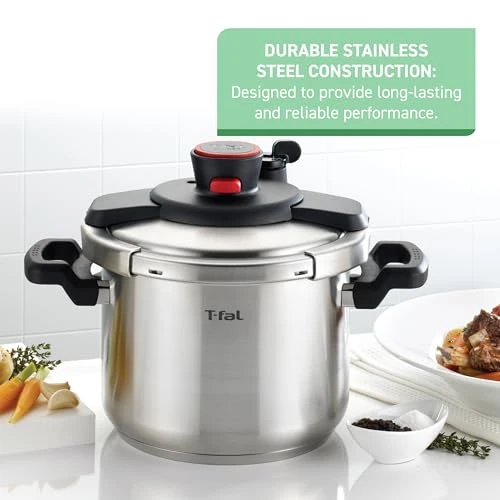 Stainless Steel Pressure Cooker — Multicooker, T-Fal