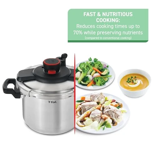 Stainless Steel Pressure Cooker — Multicooker, T-Fal