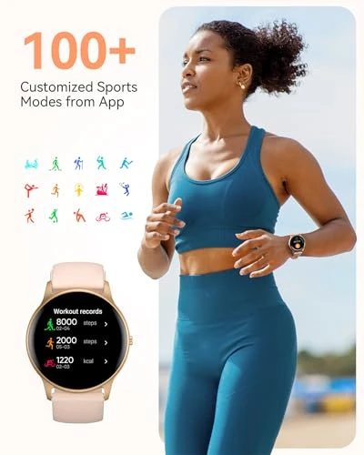 Waterproof Pedometer Watch — Fitness Tracker, AGPTEK