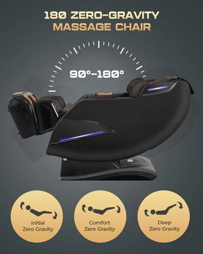 Zero Gravity Shiatsu Massage Chair Recliner — Massage Gun, Armali
