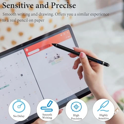 Active Stylus Pen with Dual Touch Function — Drawing Tablet, Kenkor