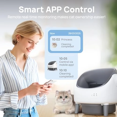 Automatic Cat Litter Box — Self-Cleaning Litter Box, ZeaCotio