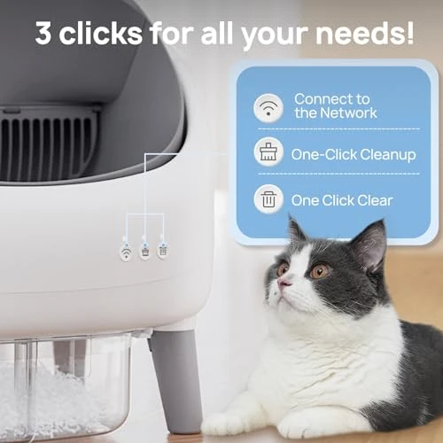 Automatic Cat Litter Box — Self-Cleaning Litter Box, ZeaCotio