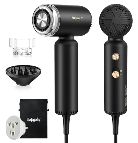 Dual Voltage Travel Hair Dryer, SUPGALIY