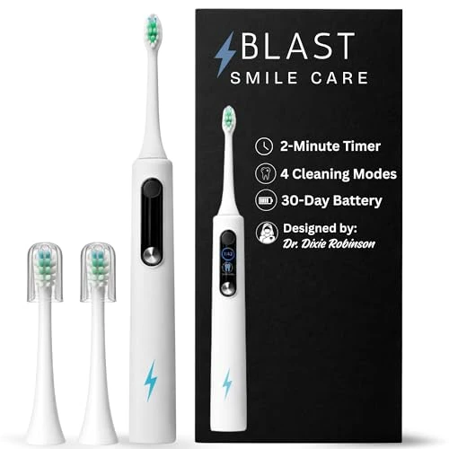 Electric Toothbrush with Tynex Bristles — Electric Toothbrush, Blast Smile Care