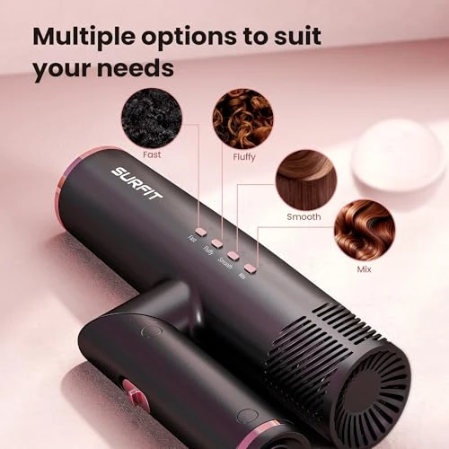 Foldable Travel Hair Dryer with Diffuser, Surfit