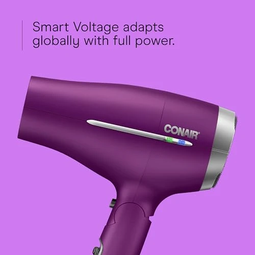 Folding Handle Hair Dryer with Concentrator & Diffuser, Conair