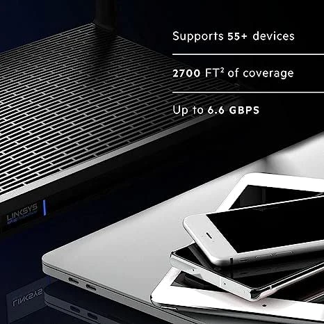 Mesh WiFi Hydra Pro 6E Tri-Band Router, Linksys