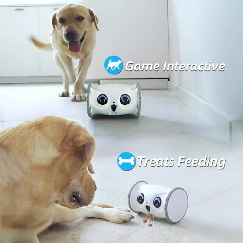 Pet Camera with Treat Dispenser and Interactive Toy — Robot Pet, SKYMEE