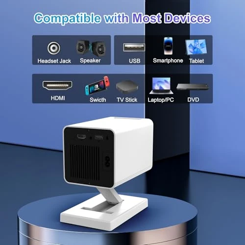 Portable Projector with Auto Keystone Correction — Smart Projector, Maypug