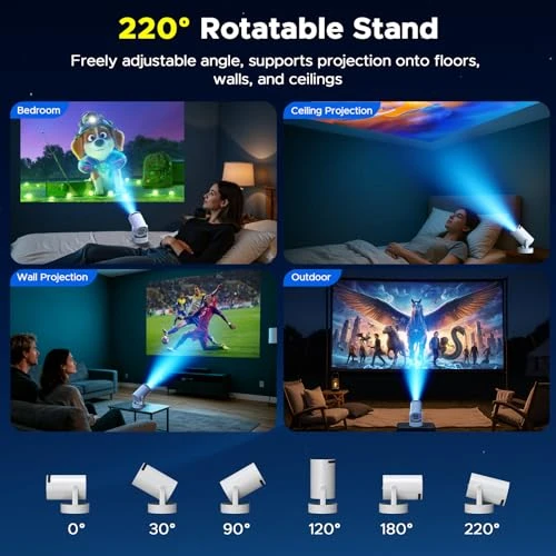 Portable Projector — Smart Projector, HOTPEAK