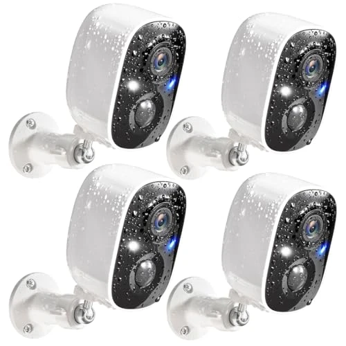 Security Cameras Wireless Outdoor 4 Pack — Security Camera, GMK