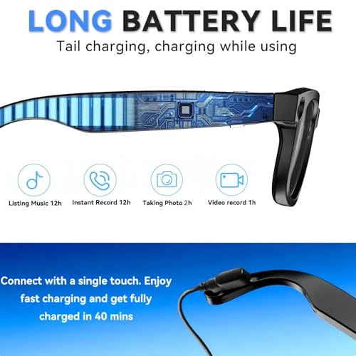 Smart Glasses with Camera and AI Assistant — Smart Glasses, Warchody