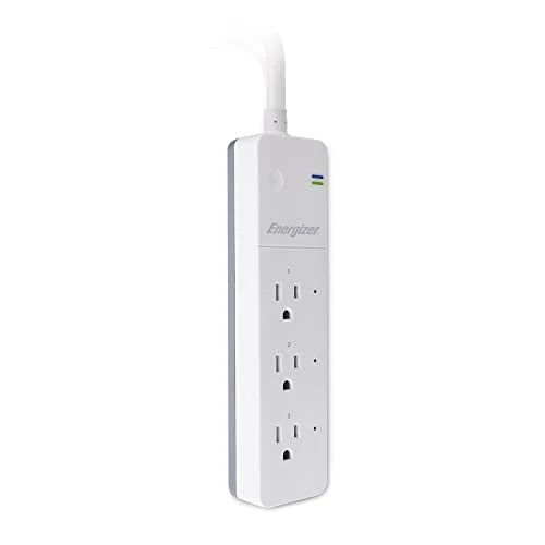 Smart Wi-Fi 3 Outlet Power Strip — Power Solutions & Surge Protection, Energizer Connect