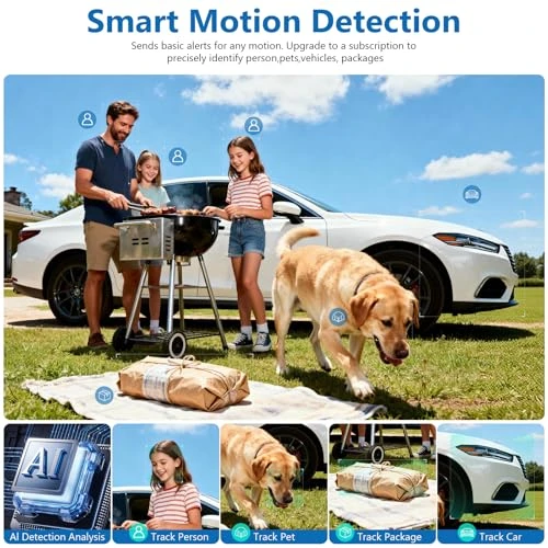 Solar Powered Outdoor Security Camera — Security Camera, Fazoxo