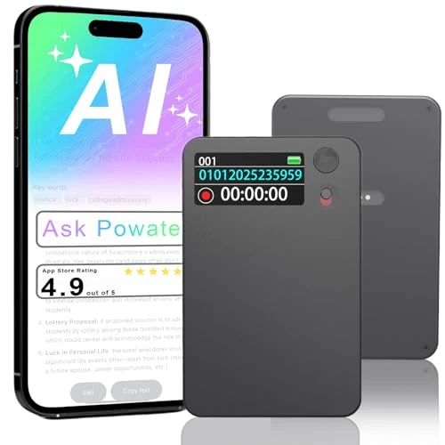 Voice Recorder with AI Transcription and Summarization, Powate