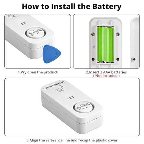 Water Leak Detector 5 Pack — Water Shut Off Valve, KERUI