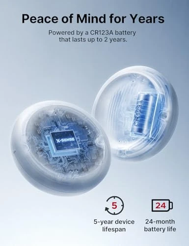 Wi-Fi Water Leak Detector with Low-Temperature Sensor, X-Sense