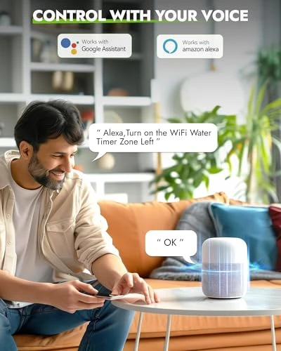 WiFi Water Timer for Garden Hose — Irrigation System, RainPoint