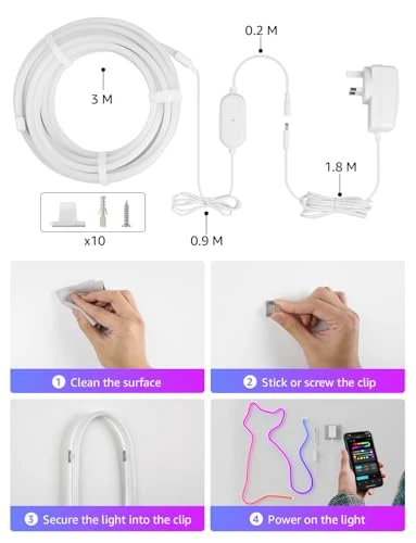 AI Smart RGB Rope Lights — LED Strip Lights, Lepro