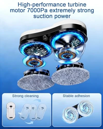 Automatic Window Cleaner Robot with Dual Spray, Edge Detection, Intelligent Path Planning — Smart Cleaning Robots, EAEGE