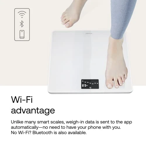 Digital Wi-Fi Smart Scale with Automatic Smartphone App Sync — Smart Scale, Withings