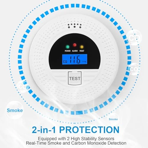 Interconnected Smoke and Carbon Monoxide Detector, Soewolit