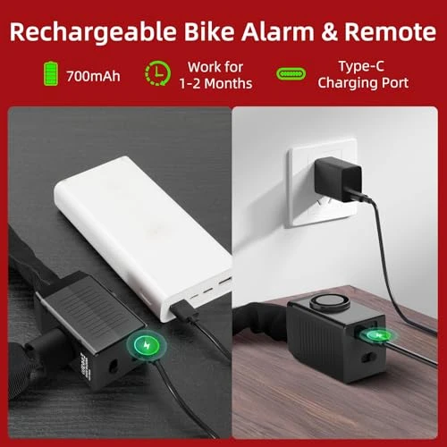Smart Alarm Bike Lock, BANGTING