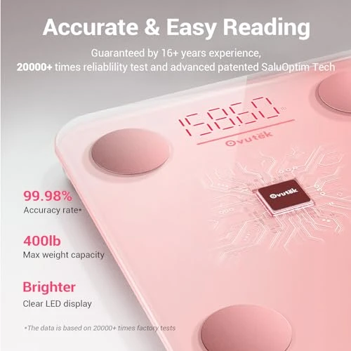 Smart Scale for Body Weight — Body Composition Analysis, OVUTEK
