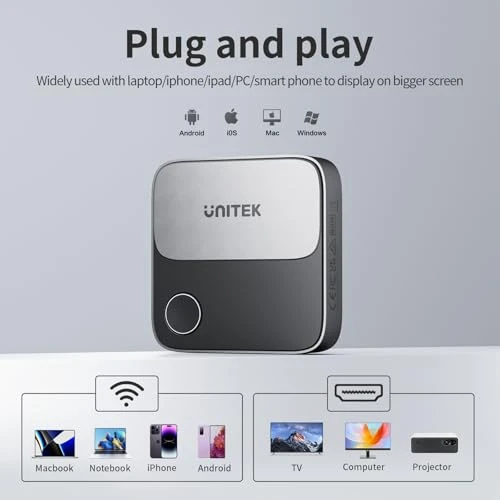 Wireless HDMI Display Dongle Adapter, Unitek