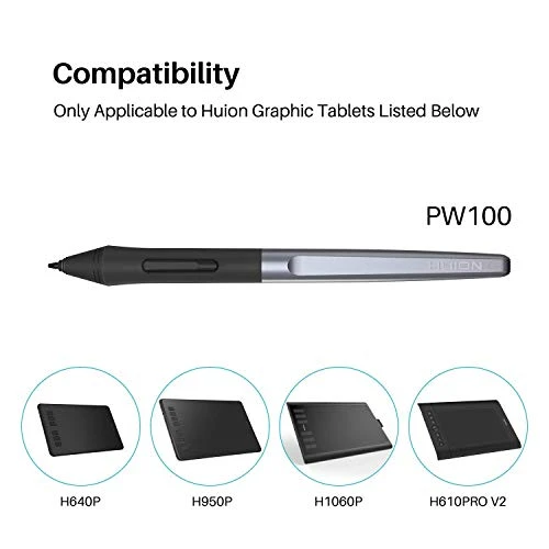 Battery-Free Stylus — Drawing Tablet, Huion