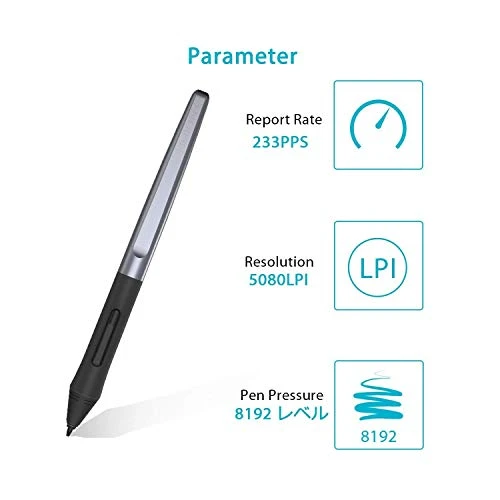 Battery-Free Stylus — Drawing Tablet, Huion