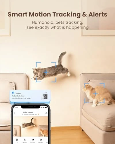 Indoor Security Camera with 2-Way Talk and Motion Detection — Baby Monitor, Mysight