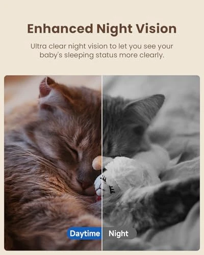 Indoor Security Camera with 2-Way Talk and Motion Detection — Baby Monitor, Mysight