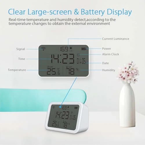 WiFi Thermometer Hygrometer, KIMPOK