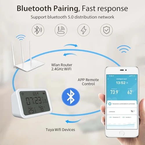 WiFi Thermometer Hygrometer, KIMPOK