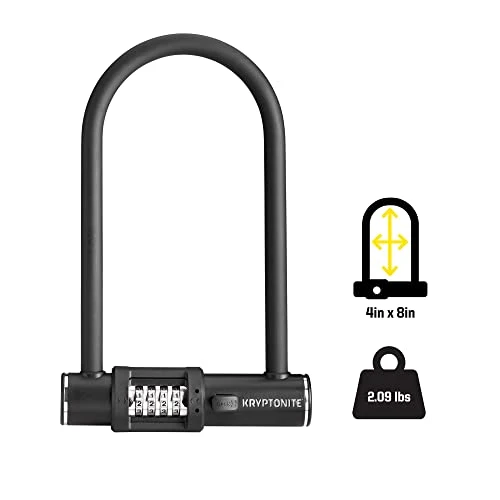 Combo Bike U-Lock Standard, Kryptonite