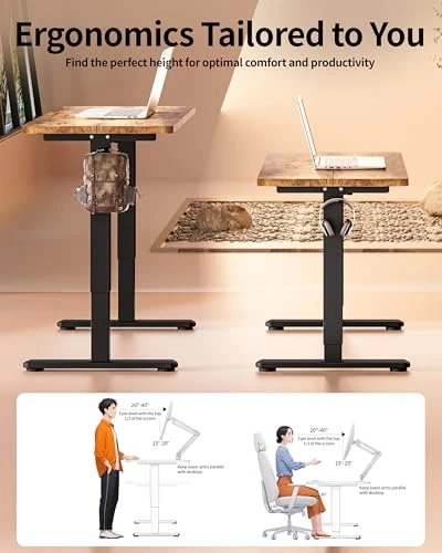 Electric Adjustable Standing Desk — Standing Desk, BIZUM